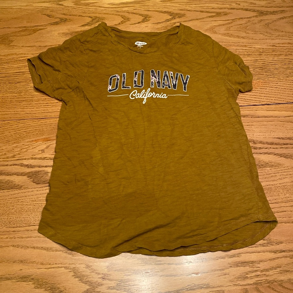 brown short sleeve shirt old navy
